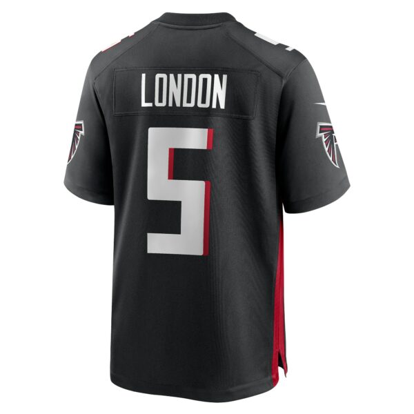 Men’s Atlanta Falcons Drake London Nike Black Player Game Jersey