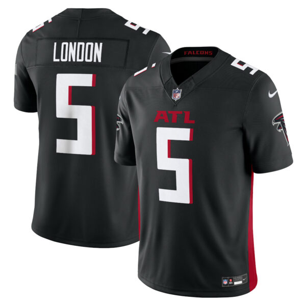 Men’s Atlanta Falcons Drake London Nike Black Vapor F.U.S.E. Limited Jersey