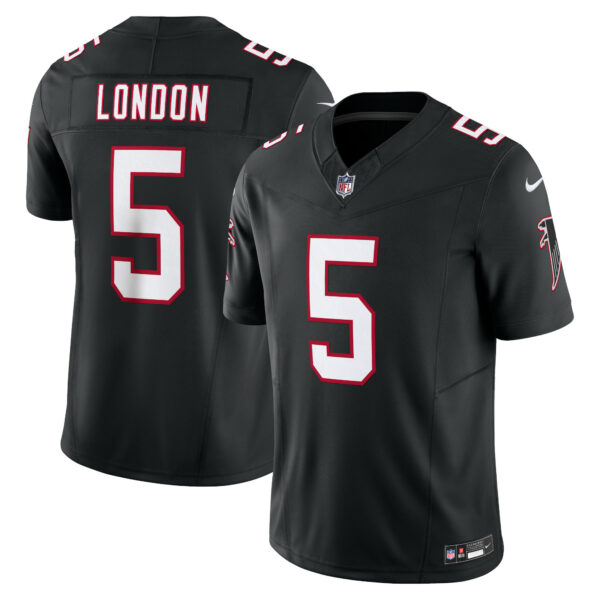 Men’s Atlanta Falcons Drake London Nike Black Vapor F.U.S.E. Limited Jersey