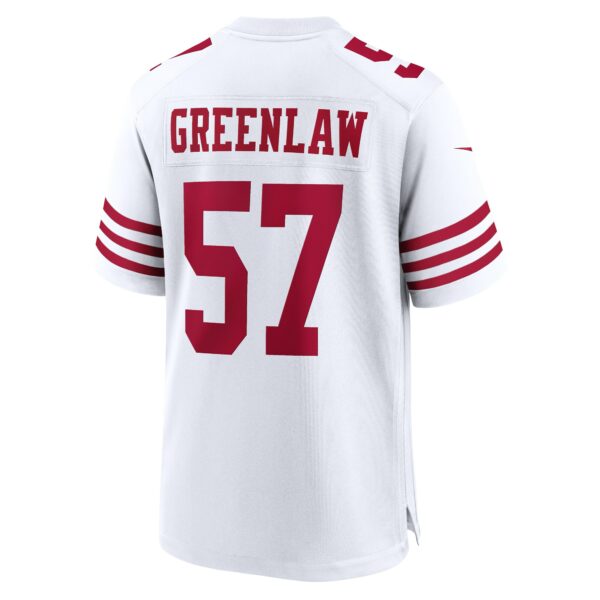 Men’s San Francisco 49ers Dre Greenlaw Nike White Team Game Jersey