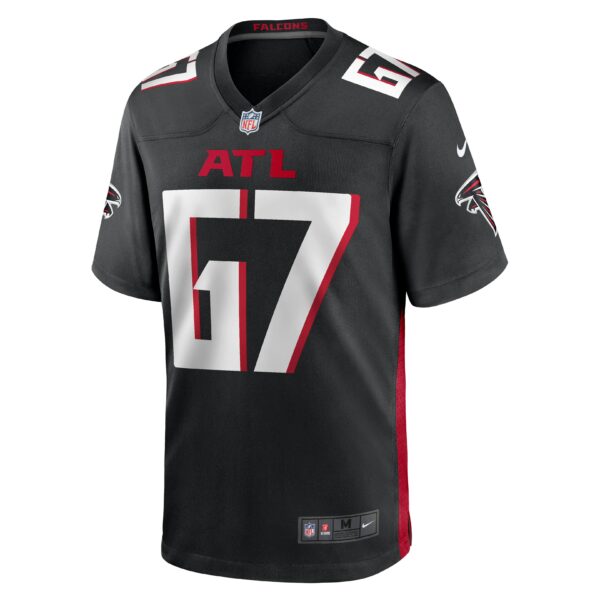 Men’s Atlanta Falcons Drew Dalman Nike Black Game Jersey