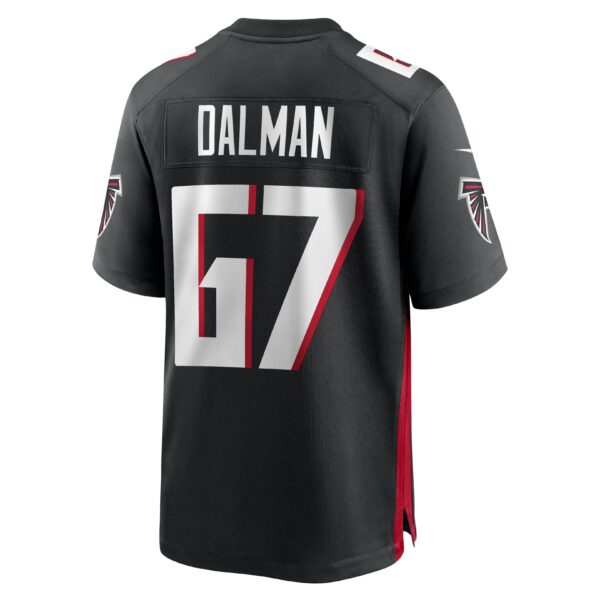 Men’s Atlanta Falcons Drew Dalman Nike Black Game Jersey