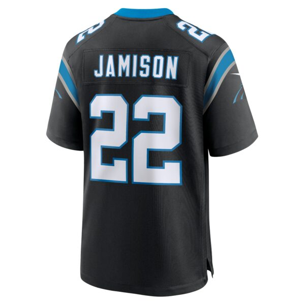 Men’s Carolina Panthers D’Shawn Jamison Nike Black Team Game Jersey