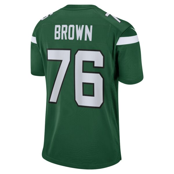 Men’s New York Jets Duane Brown Nike Gotham Green Team Game Jersey