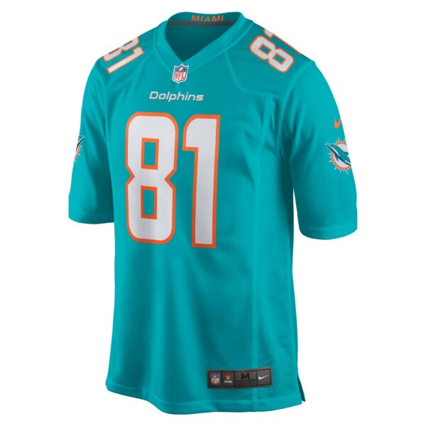 Men’s Miami Dolphins Durham Smythe Nike Aqua Game Jersey