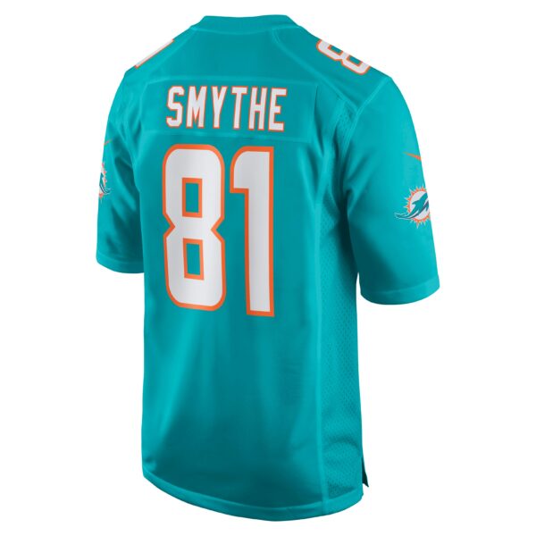 Men’s Miami Dolphins Durham Smythe Nike Aqua Game Jersey