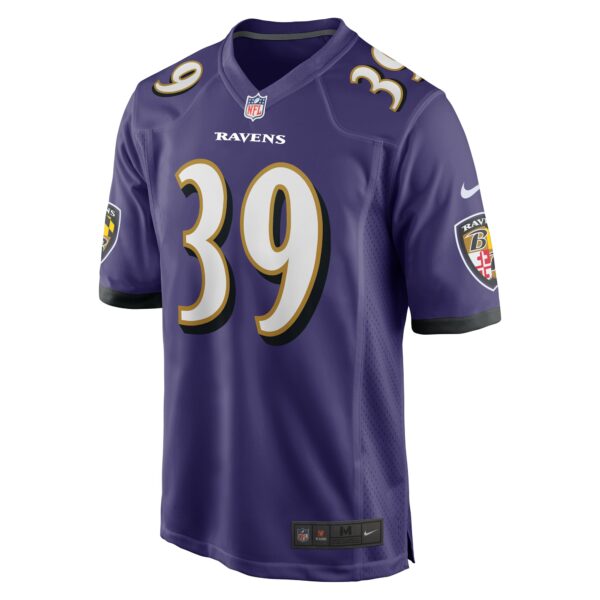 Men’s Baltimore Ravens Duron Harmon Nike Purple Game Jersey