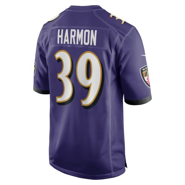 Men’s Baltimore Ravens Duron Harmon Nike Purple Game Jersey