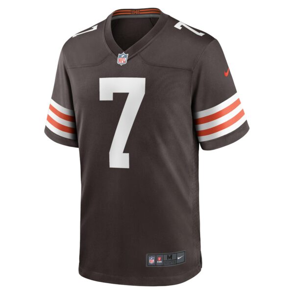 Men’s Cleveland Browns Dustin Hopkins Nike Brown Team Game Jersey