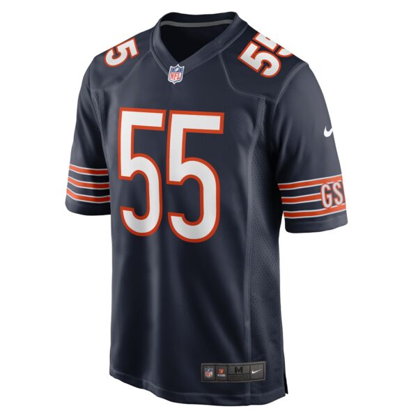 Men’s Chicago Bears Dylan Cole Nike Navy Game Jersey