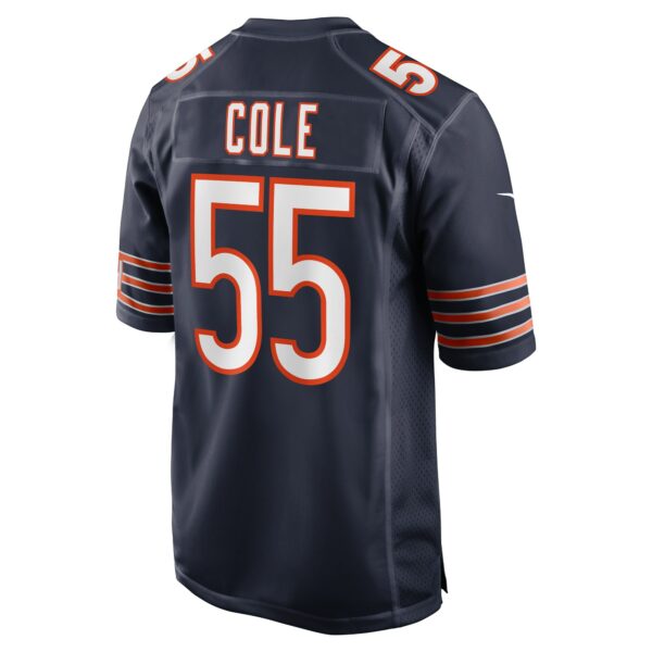 Men’s Chicago Bears Dylan Cole Nike Navy Game Jersey