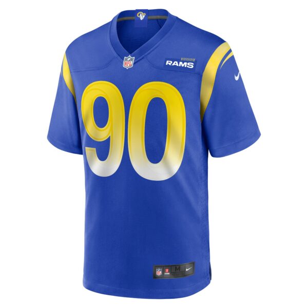 Men’s Los Angeles Rams Earnest Brown IV Nike Royal Team Game Jersey