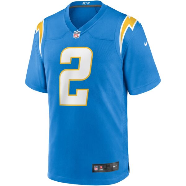 Men’s Los Angeles Chargers Easton Stick Nike Powder Blue Game Jersey