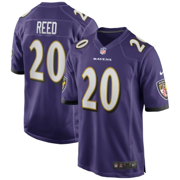 Men’s Baltimore Ravens Ed Reed Nike Purple Game Retired Player Jersey