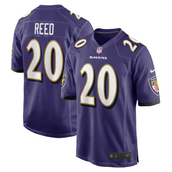 Men’s Baltimore Ravens Ed Reed Nike Purple Retired Player Game Jersey