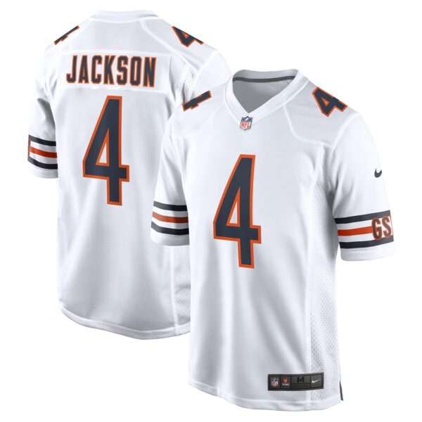 Men’s Chicago Bears Eddie Jackson Nike White Game Jersey