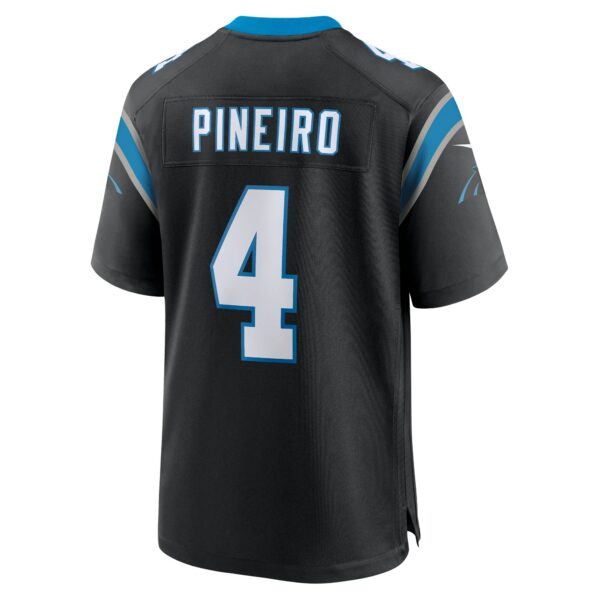 Men’s Carolina Panthers Eddy Pineiro Nike Black Team Game Jersey