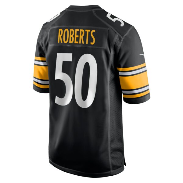 Men’s Pittsburgh Steelers Elandon Roberts Nike Black Game Jersey