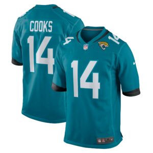 Men's Jacksonville Jaguars Elijah Cooks Nike Teal Team Game Jersey