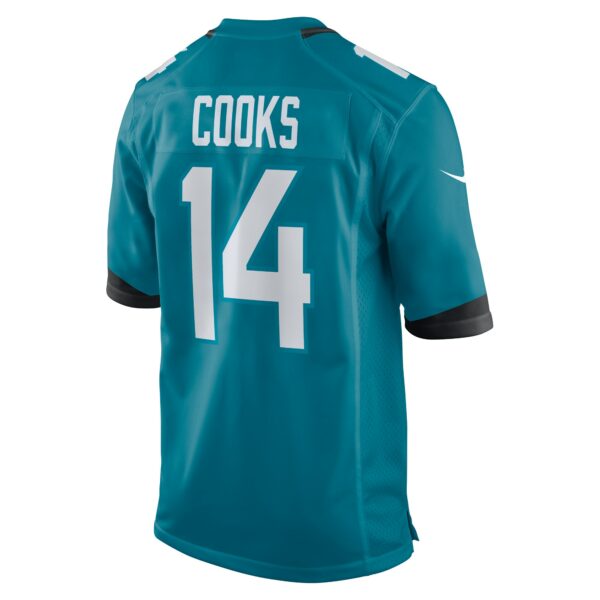 Men’s Jacksonville Jaguars Elijah Cooks Nike Teal Team Game Jersey