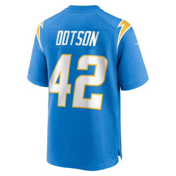 Men’s Los Angeles Chargers Elijah Dotson Nike Powder Blue Team Game Jersey