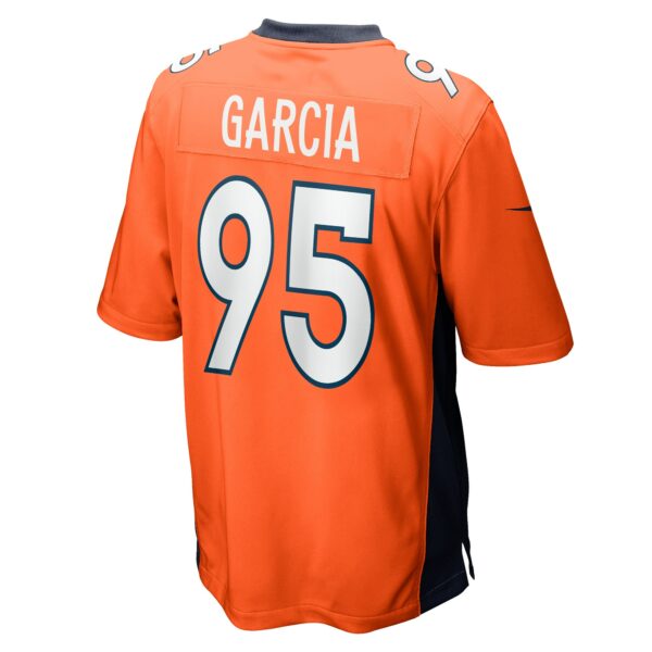 Men’s Denver Broncos Elijah Garcia Nike Orange Team Game Jersey