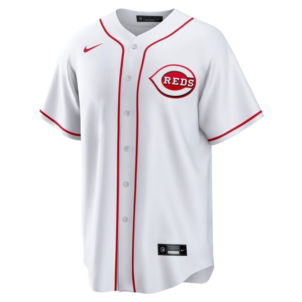 Men’s Cincinnati Reds Elly De La Cruz Nike White Home Replica Jersey