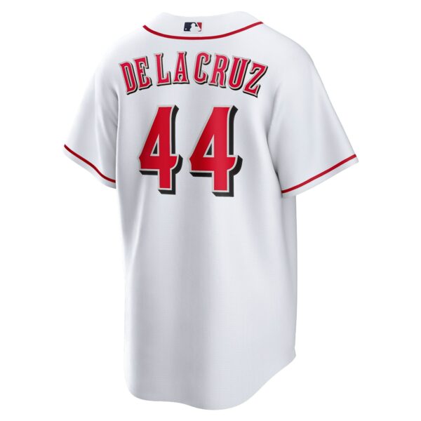 Men’s Cincinnati Reds Elly De La Cruz Nike White Home Replica Jersey