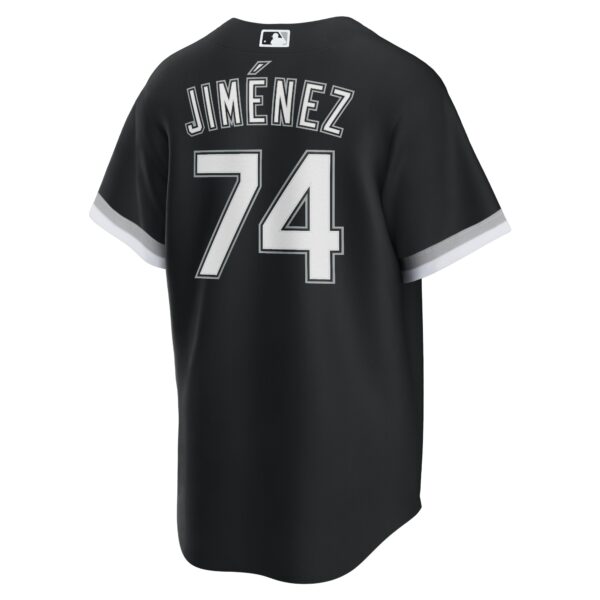 Men’s Chicago White Sox Eloy Jimenez Nike Black Alternate Replica Player Name Jersey