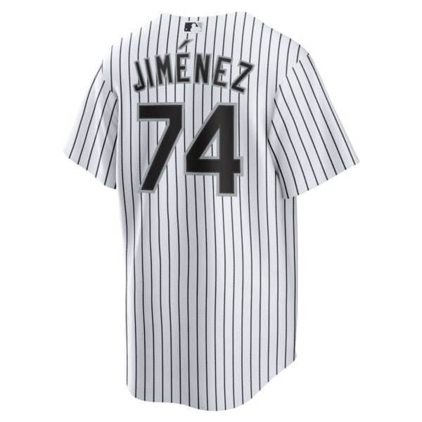 Men’s Chicago White Sox Eloy Jimenez Nike White Home Replica Player Name Jersey