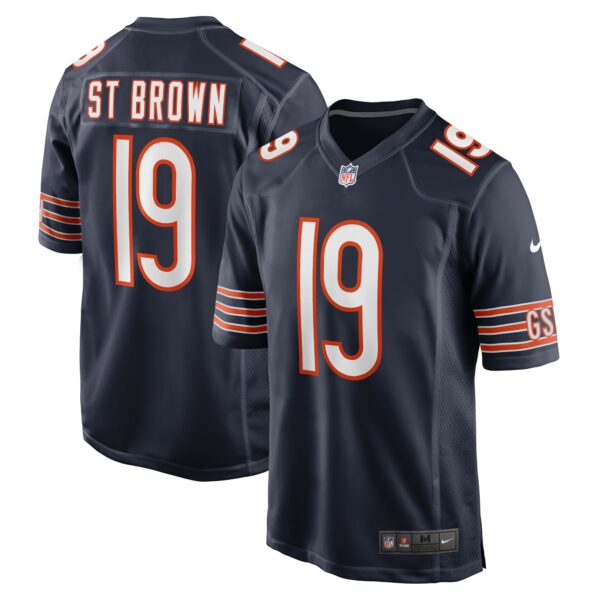 Men’s Chicago Bears Equanimeous St. Brown Nike Navy Game Player Jersey