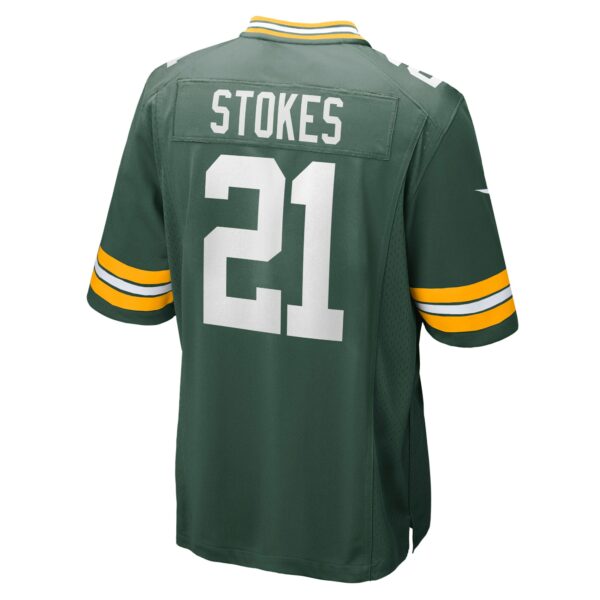 Men’s Green Bay Packers Eric Stokes Nike Green Player Game Jersey