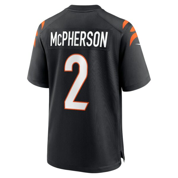 Men’s Cincinnati Bengals Evan McPherson Nike Black Game Jersey