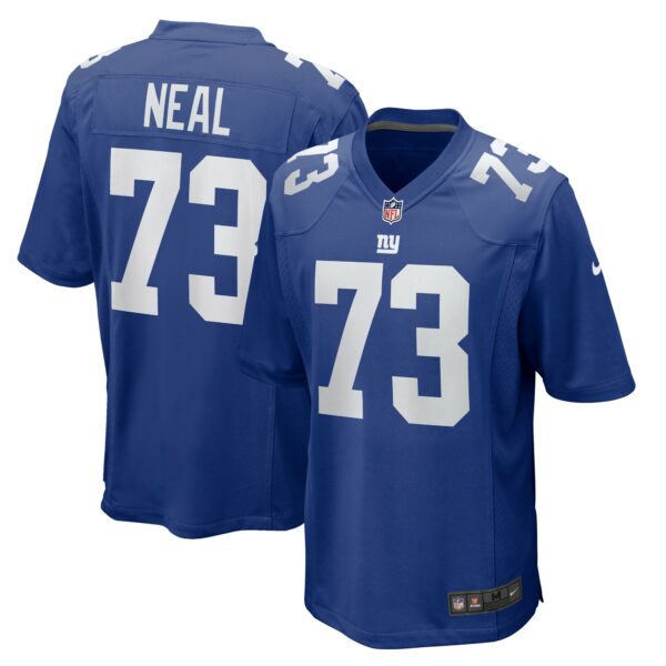 Men’s New York Giants Evan Neal Nike Royal Player Game Jersey