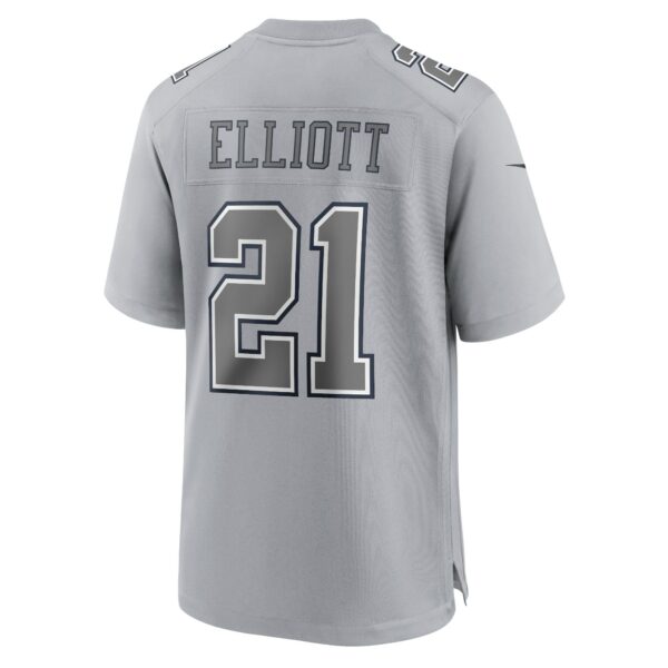 Men’s Dallas Cowboys Ezekiel Elliott Nike Gray Atmosphere Fashion Game Jersey