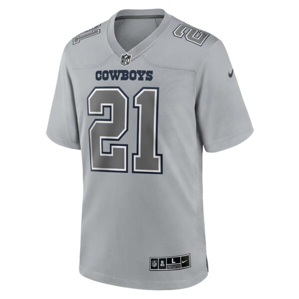 Men’s Dallas Cowboys Ezekiel Elliott Nike Gray Atmosphere Fashion Game Jersey