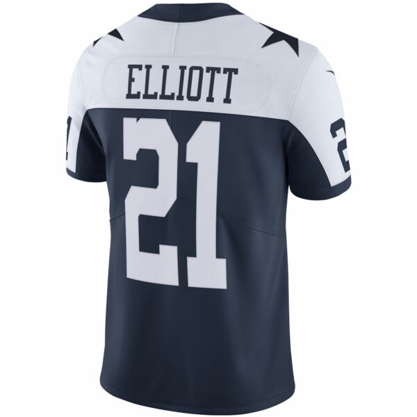 Men’s Dallas Cowboys Ezekiel Elliott Nike Navy Alternate Vapor Limited Jersey