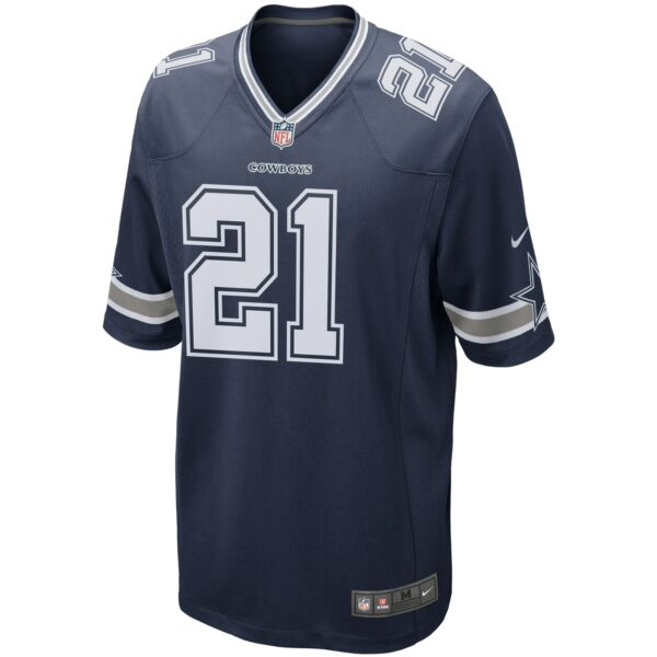 Men’s Dallas Cowboys Ezekiel Elliott Nike Navy Game Team Jersey