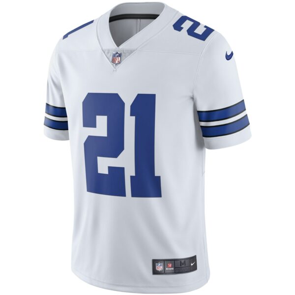 Men’s Dallas Cowboys Ezekiel Elliott Nike White Vapor Limited Player Jersey