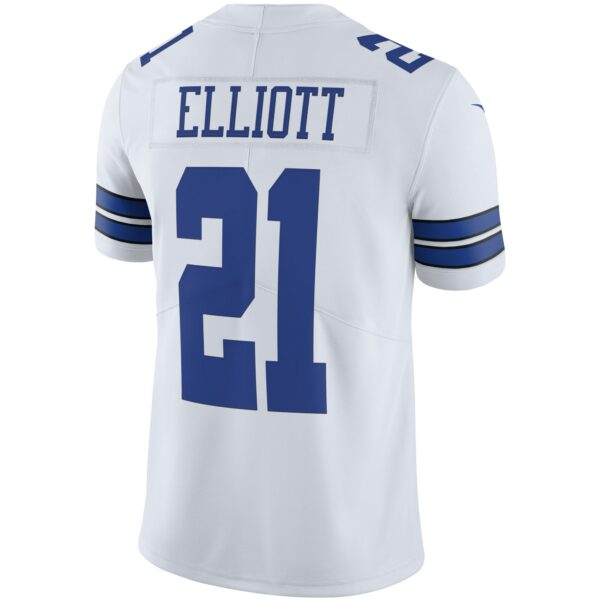 Men’s Dallas Cowboys Ezekiel Elliott Nike White Vapor Limited Player Jersey