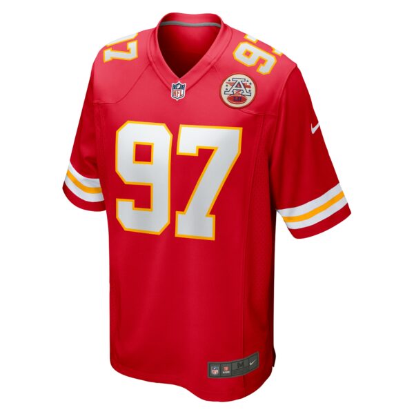 Men’s Kansas City Chiefs Felix Anudike-Uzomah Nike Red 2023 NFL Draft First Round Pick Game Jersey