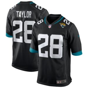 Men's Jacksonville Jaguars Fred Taylor Nike Black Game Retired Player Jersey