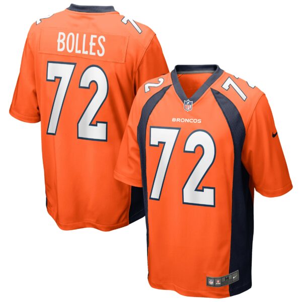 Men’s Denver Broncos Garett Bolles Nike Orange Game Jersey