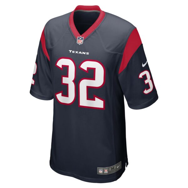 Men’s Houston Texans Garret Wallow Nike Navy Game Jersey