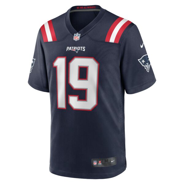 Men’s New England Patriots Garrett Gilbert Nike Navy Home Game Player Jersey