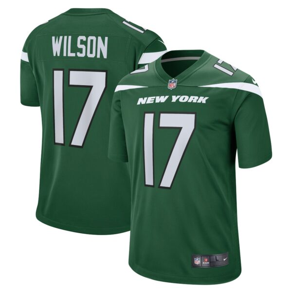 Men’s New York Jets Garrett Wilson Nike Green Player Game Jersey