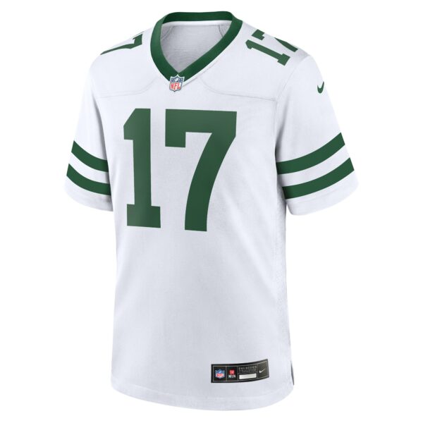 Men’s New York Jets Garrett Wilson Nike White Legacy Player Game Jersey