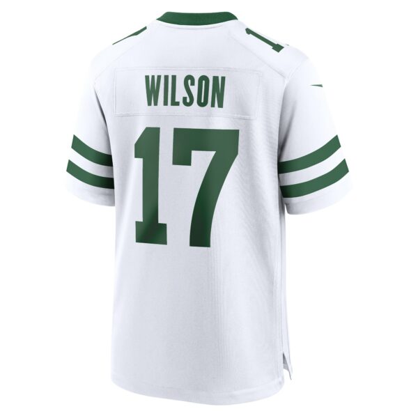 Men’s New York Jets Garrett Wilson Nike White Legacy Player Game Jersey