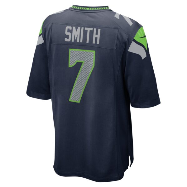 Men’s Seattle Seahawks Geno Smith Nike College Navy Game Jersey