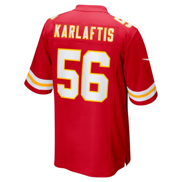 Men’s Kansas City Chiefs George Karlaftis Nike Red Player Game Jersey